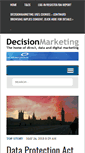 Mobile Screenshot of decisionmarketing.co.uk